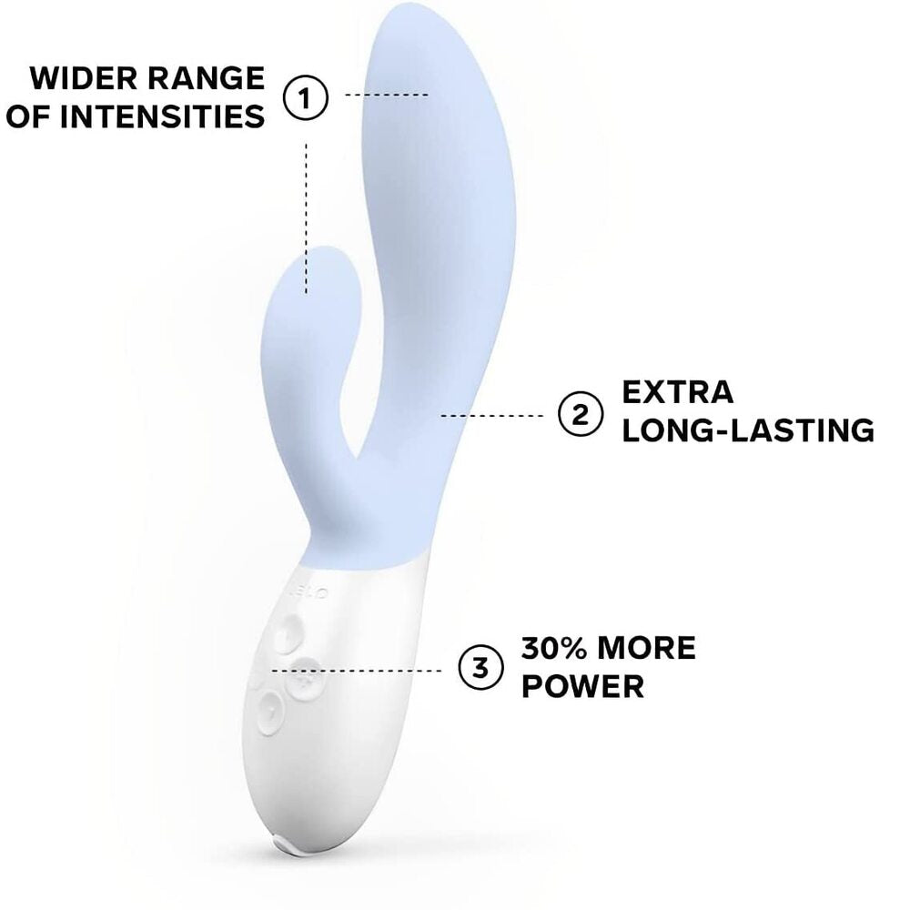 Lelo Ina 3 Dual Action Vibrator with 10 Modes – Seafoam