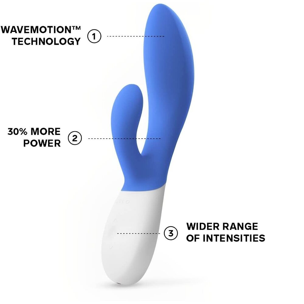 Lelo Ina Wave 2 Triple-Action Vibrator with WaveMotion – Blue