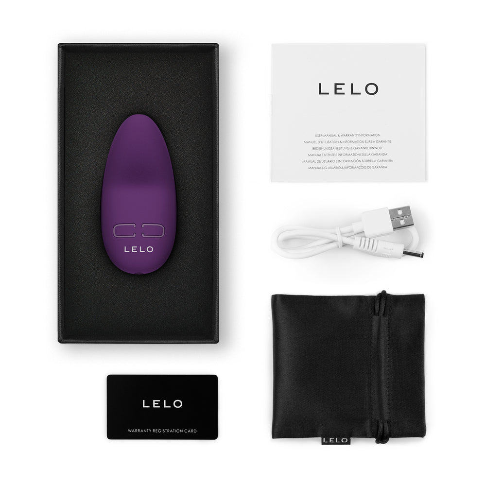 Lelo Lily 3 Petite Rechargeable Personal Massager – Dark Plum