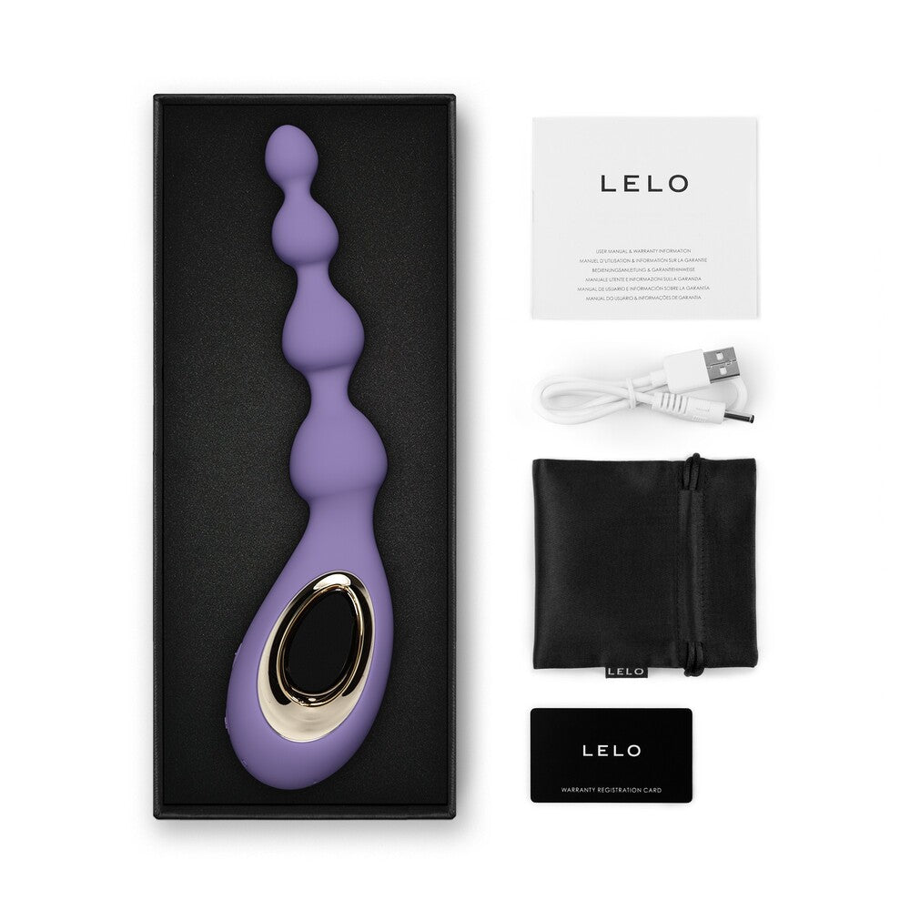 Lelo Soraya Violet Dusk Anal Beads Massager with Bow-Motion Technology