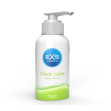 EXS Clear Water-Based Lubricant 250ml – Non-Sticky & Condom Compatible
