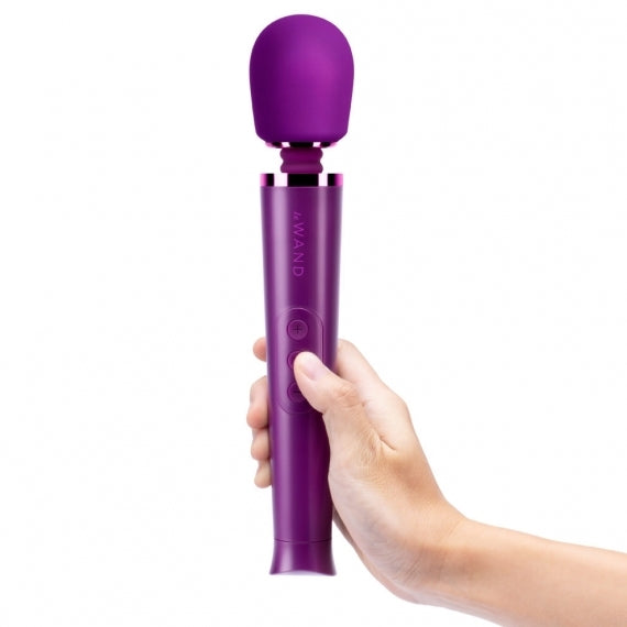 Le Wand Petite Dark Cherry Rechargeable Vibrating Massager – Powerful & Portable