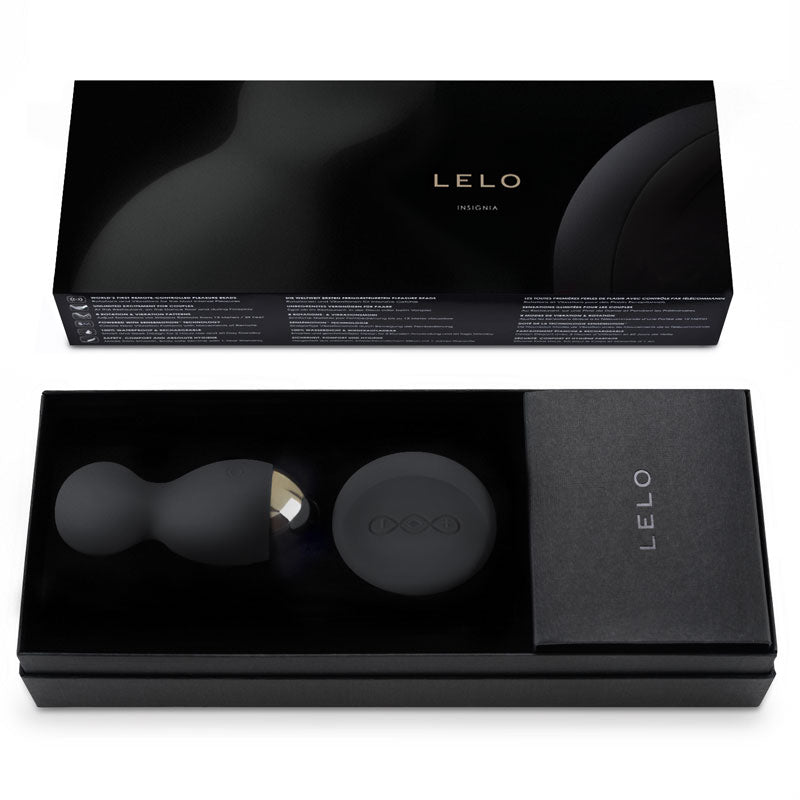 Lelo Hula Beads Remote-Controlled Rotating Vibrating Pleasure Beads – Black
