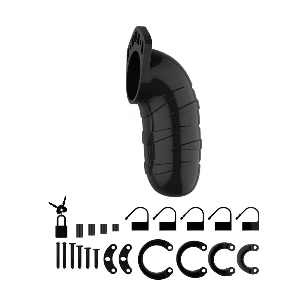 Man Cage 05 Male Black Chastity Cage 5.5 Inch – Secure & Comfortable