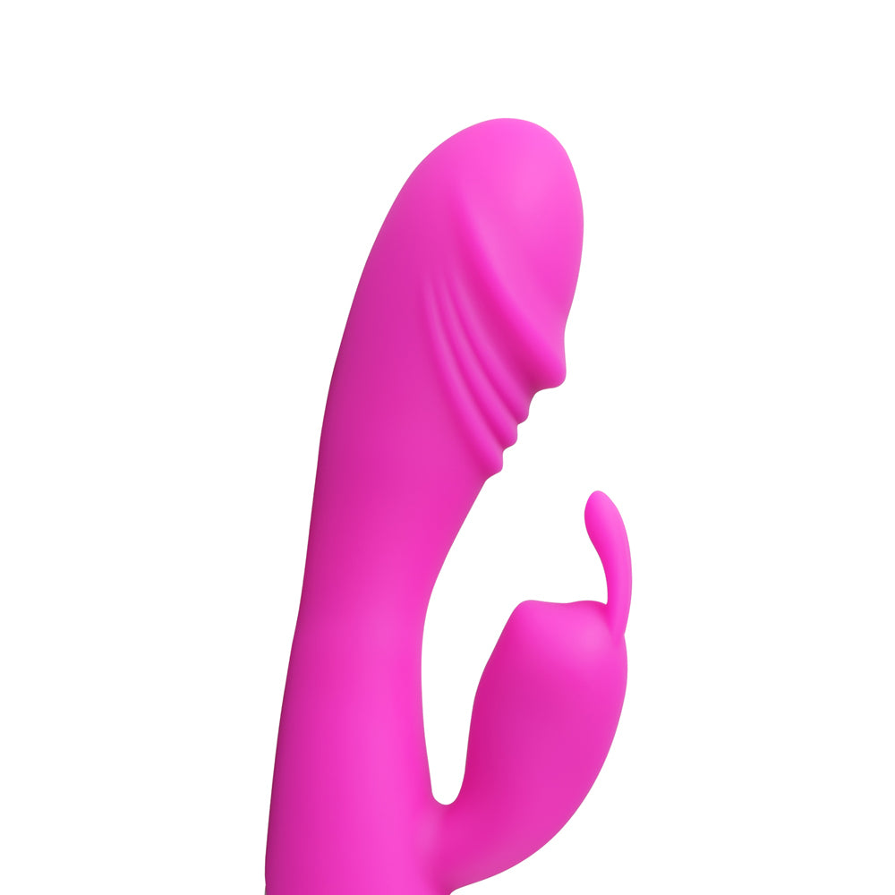 12-Speed Pink Rabbit Vibrator – Dual Motor Clitoral & G-Spot Stimulator