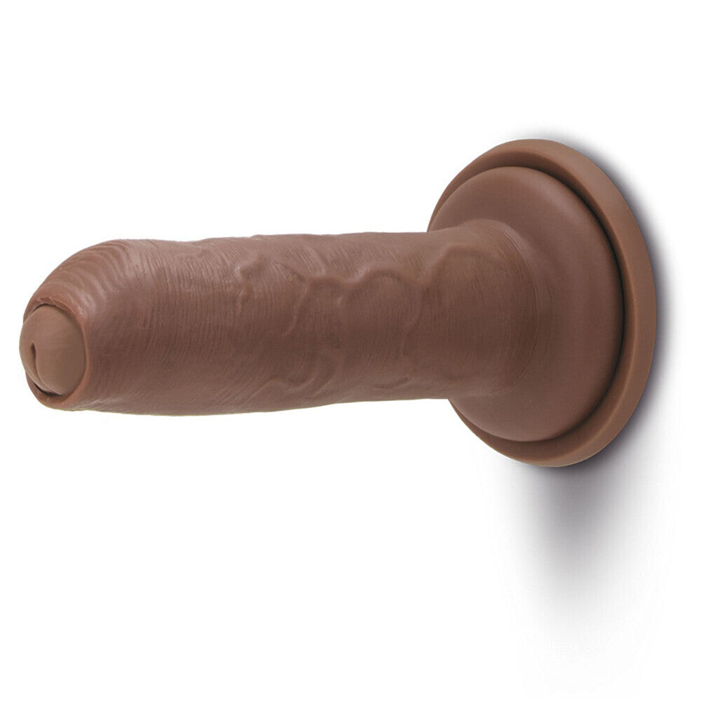 Me You Us Uncut Ultra Cock 6" Dildo – Flesh Brown with Suction Cup