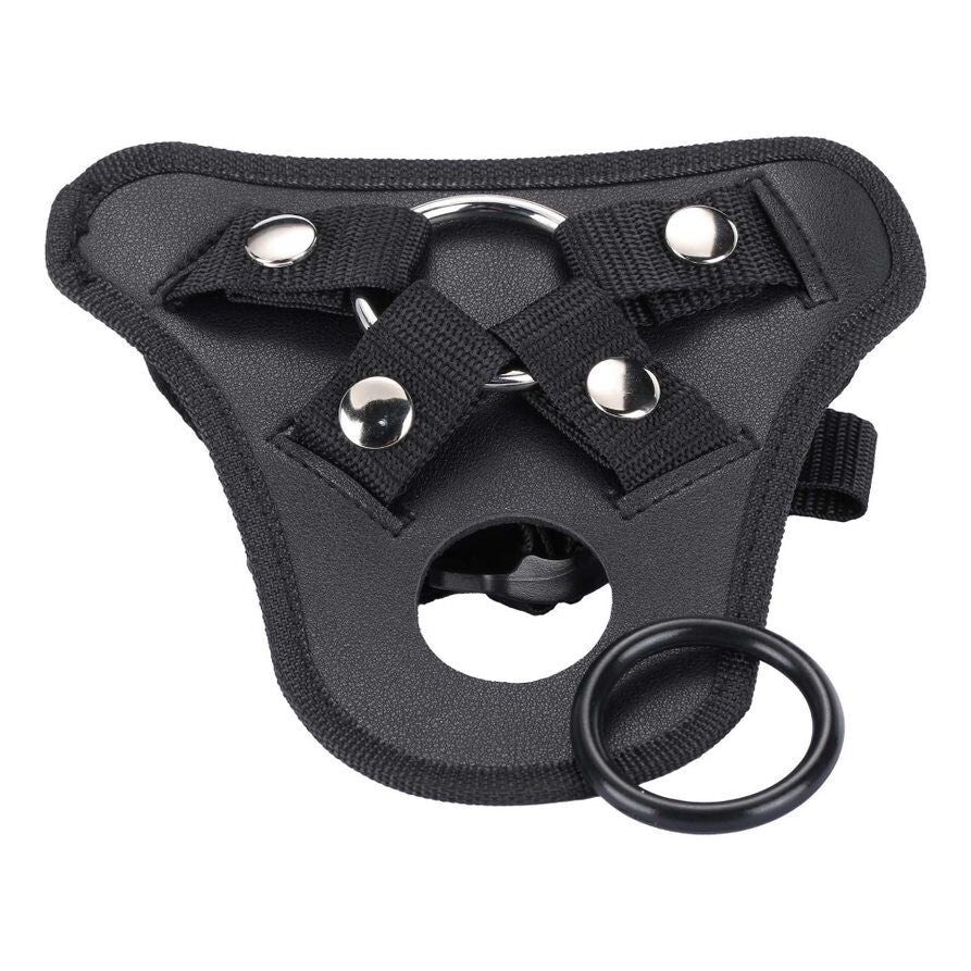 Me You Us Black Adjustable Strap-On Harness – Universal Fit