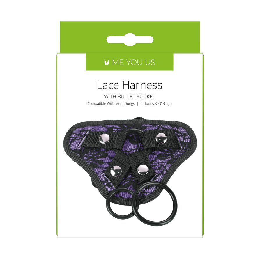 Me You Us Lace Harness with Bullet Pocket – Adjustable & Stylish