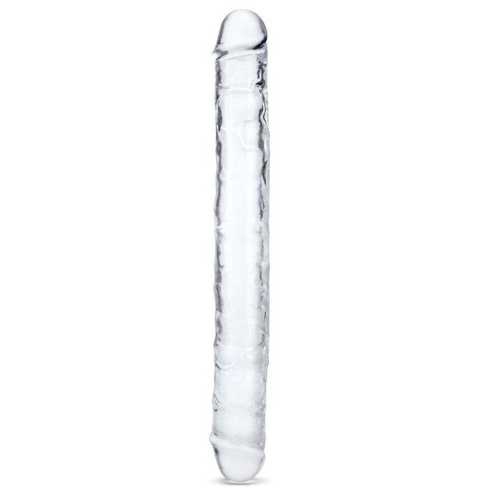 Me You Us Ultra Double Dildo 15" Clear – Flexible Dual Shaft