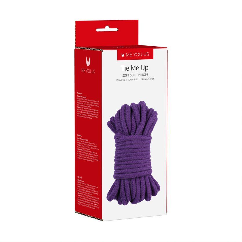 Me You Us Tie Me Up Soft Cotton Rope 10 Metres – Purple