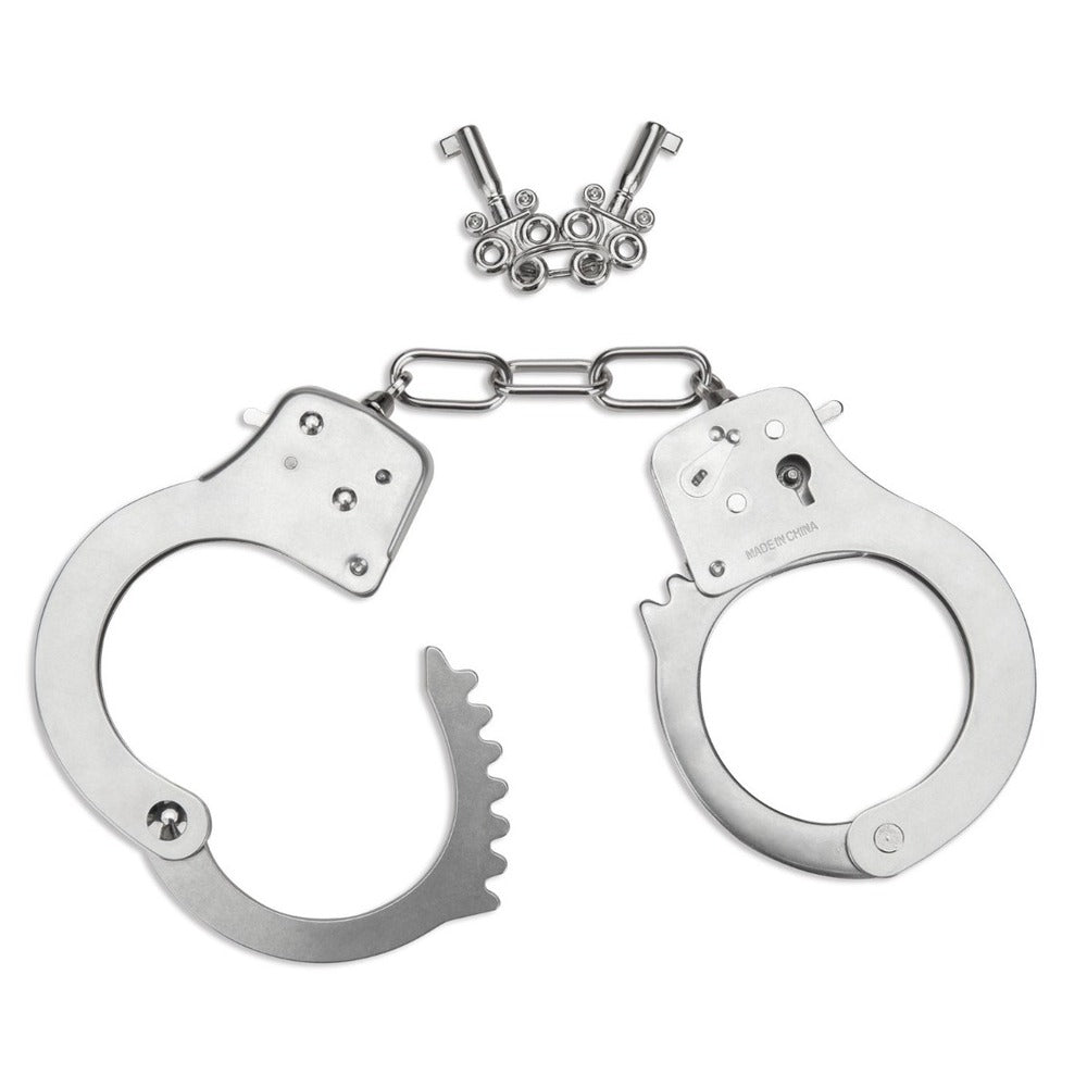 Me You Us Premium Heavy Duty Stainless Steel Bondage Handcuffs