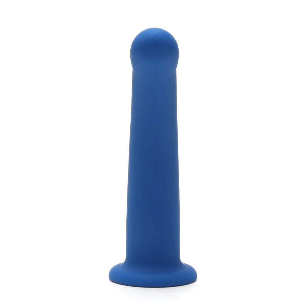 Me You Us 6" Curved Blue Silicone Dildo – Ergonomic & Harness Compatible