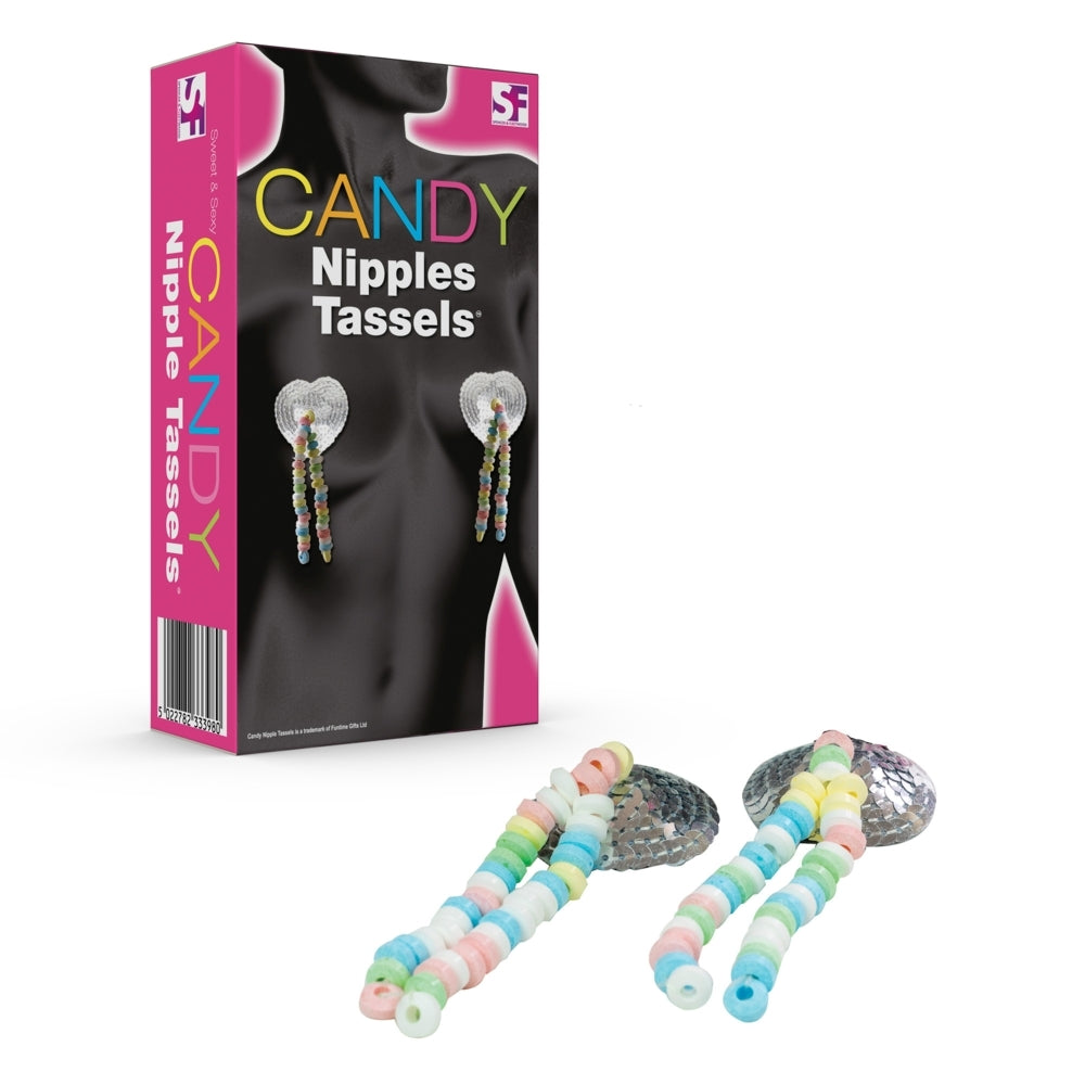 Candy Nipple Tassels – Edible Candy Nipple Covers with Adhesive