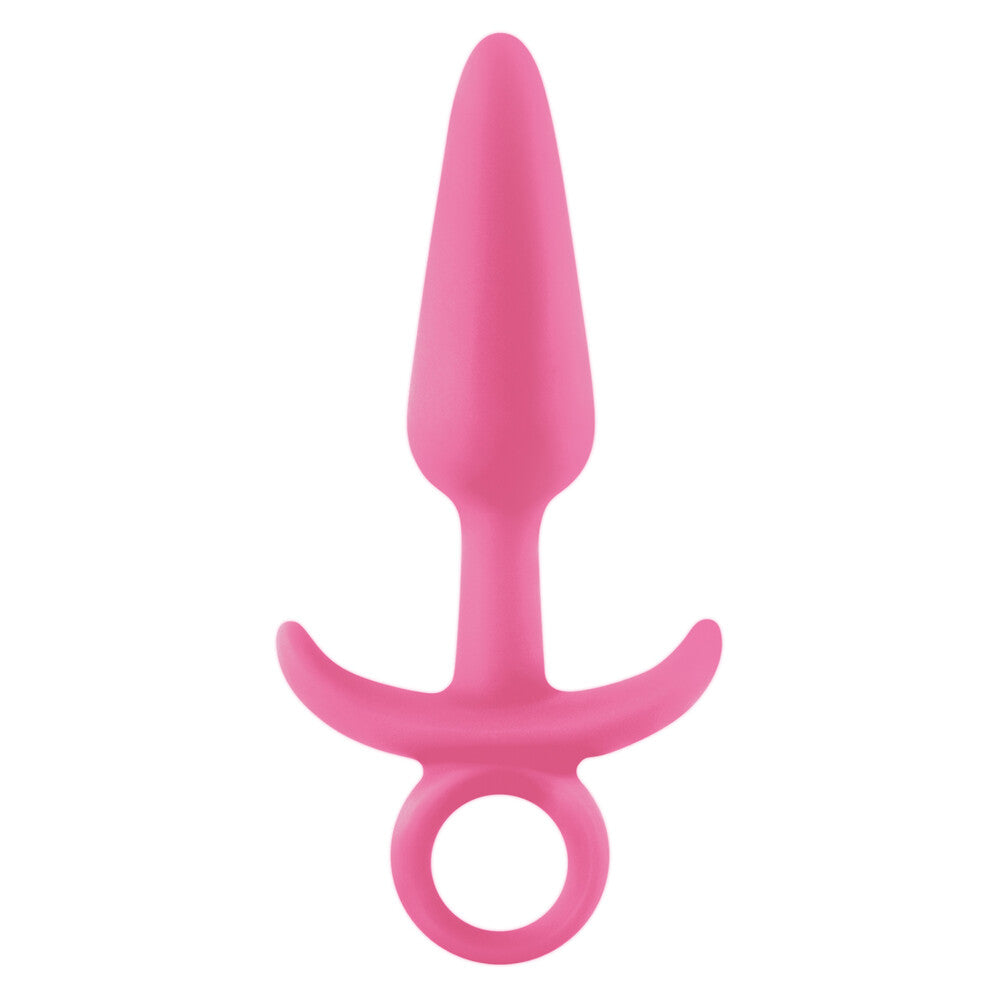 Firefly Prince Small Glow-in-the-Dark Silicone Butt Plug – Pink
