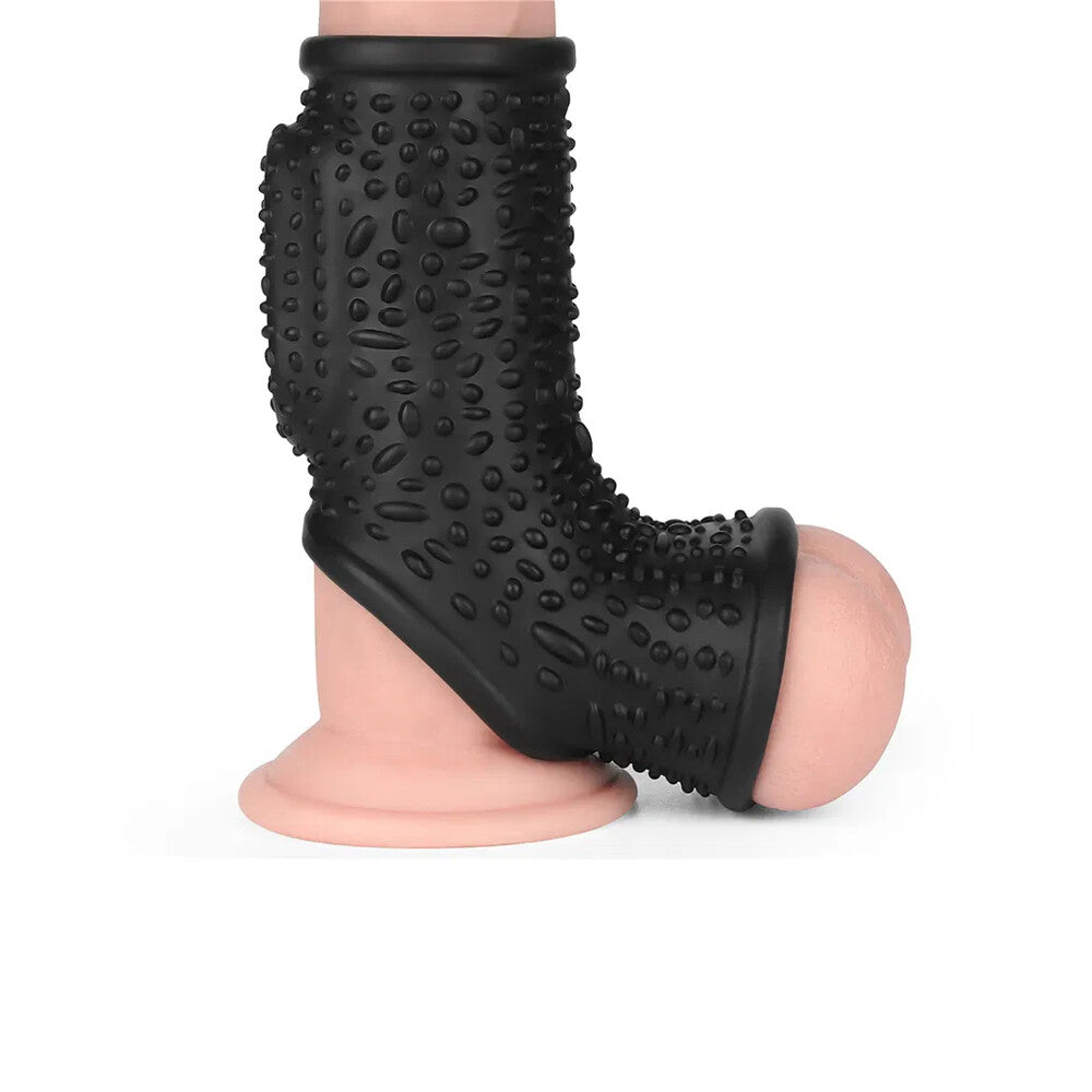 Lovetoy Drip Vibrating Penis Scrotum Sleeve – Dual Stimulation Enhancer