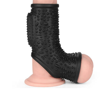 Lovetoy Drip Vibrating Penis Scrotum Sleeve – Dual Stimulation Enhancer
