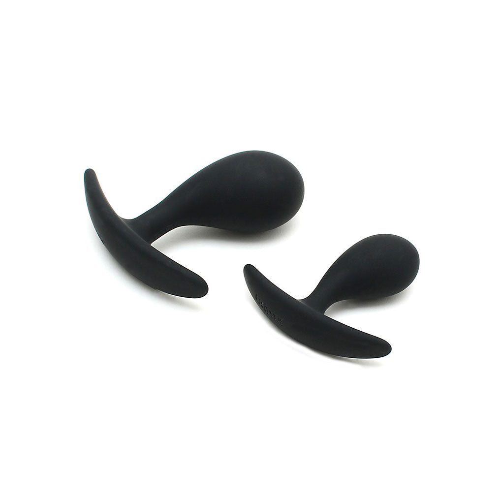 Copenhagen Black Duo Anal Plug Set – Two Sizes for Comfort and Intense Sensations