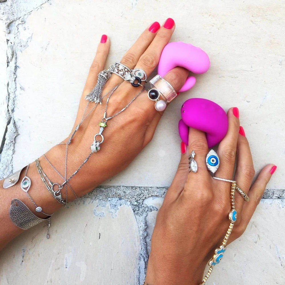 GVibe GRing XL Remote-Controlled Silicone Finger Vibrator – USB Rechargeable