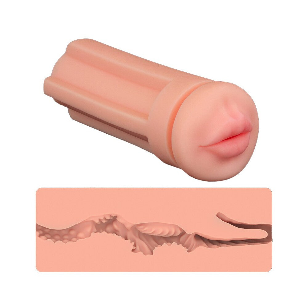 Love Toy Pleasure Brew Cream Ale Mouth Masturbator – Skin-Like TPE