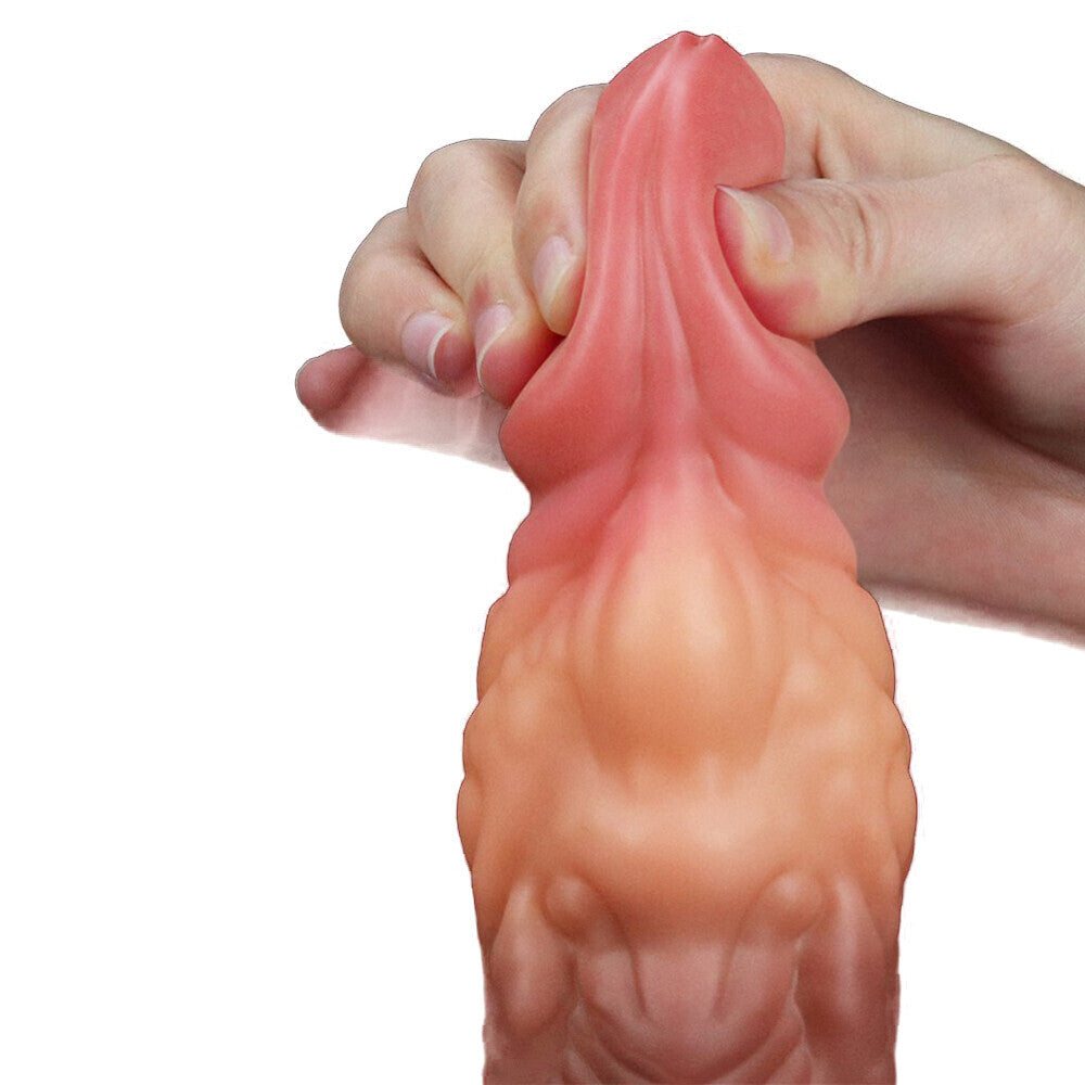Lovetoy 7 Inch Dual Layered Silicone Cock – Realistic Lifelike Dildo