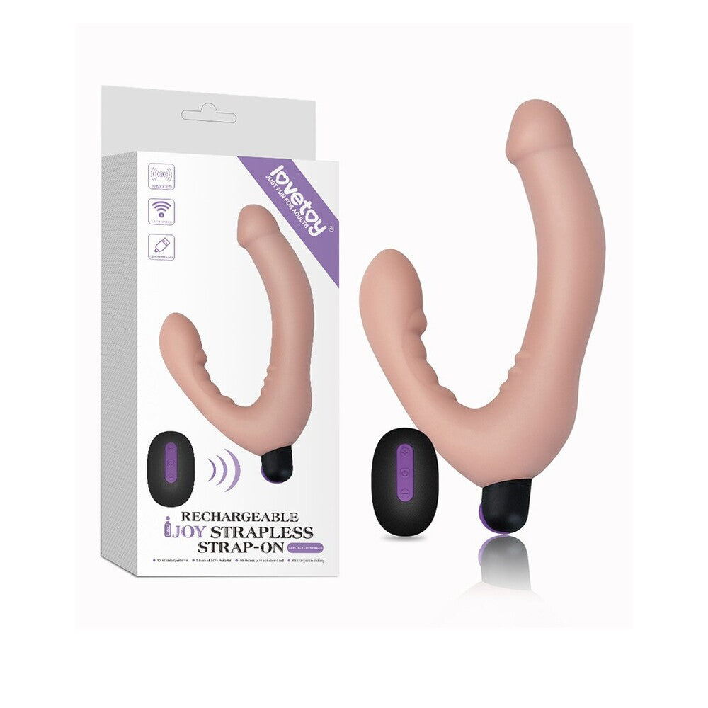 Lovetoy Remote Control iJoy Strapless Strap-On – Wireless USB Rechargeable