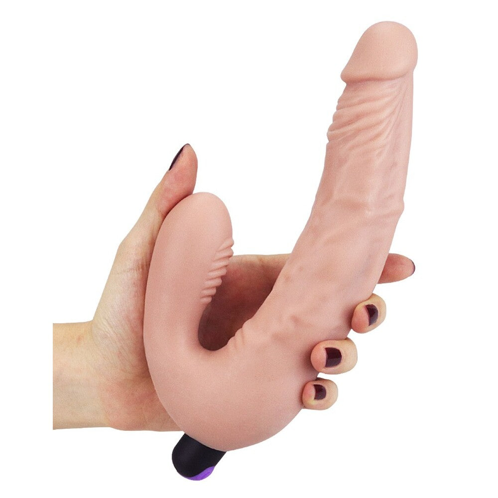 Lovetoy Rechargeable iJoy Realistic Strapless Strap-On – USB Powered, Soft Silicone