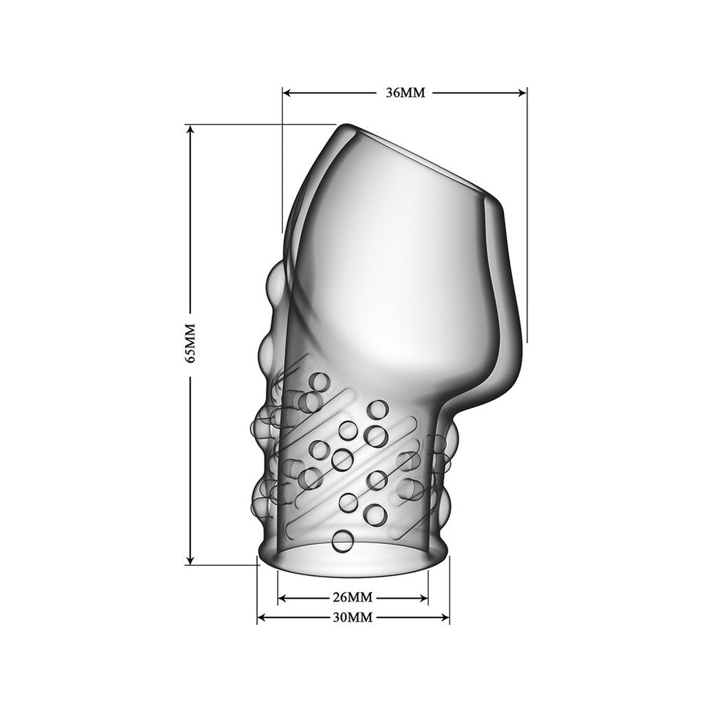 Matias Clear Penis Sleeve – Stretchy Erection Enhancer