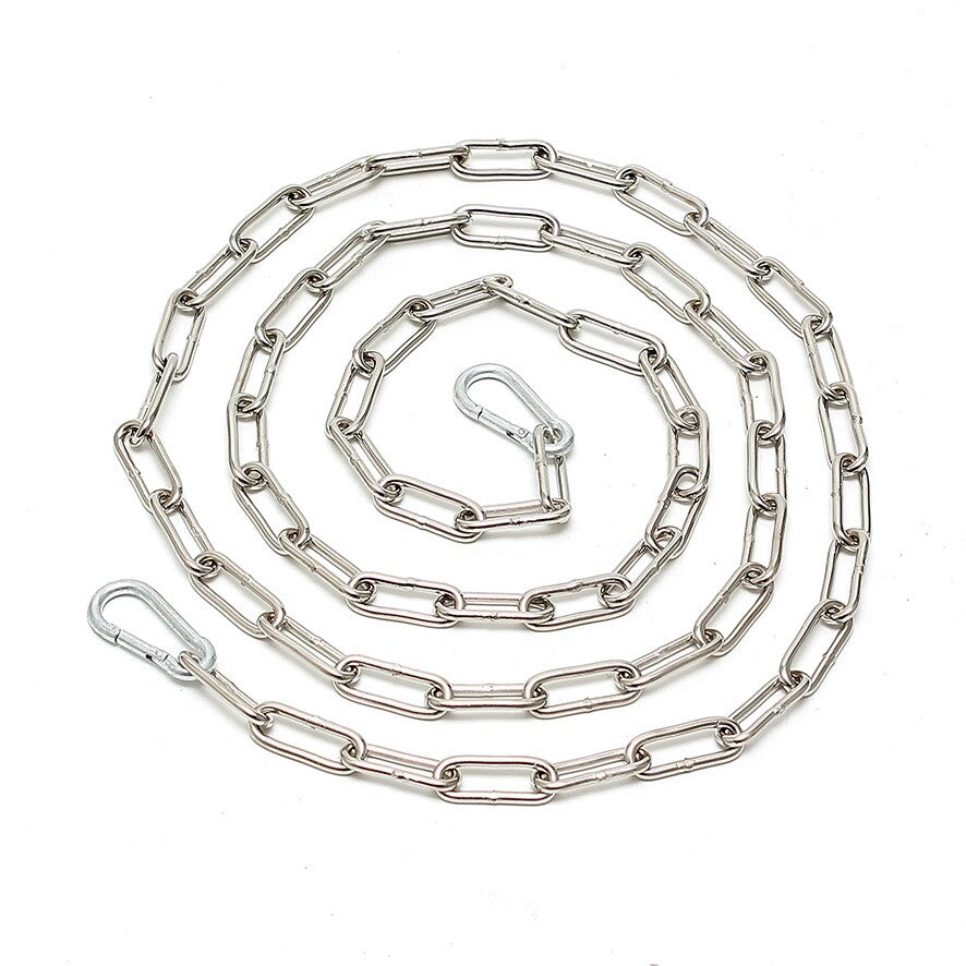 200cm Bondage Chain with Steel Hooks – Heavy-Duty Fetish Restraint