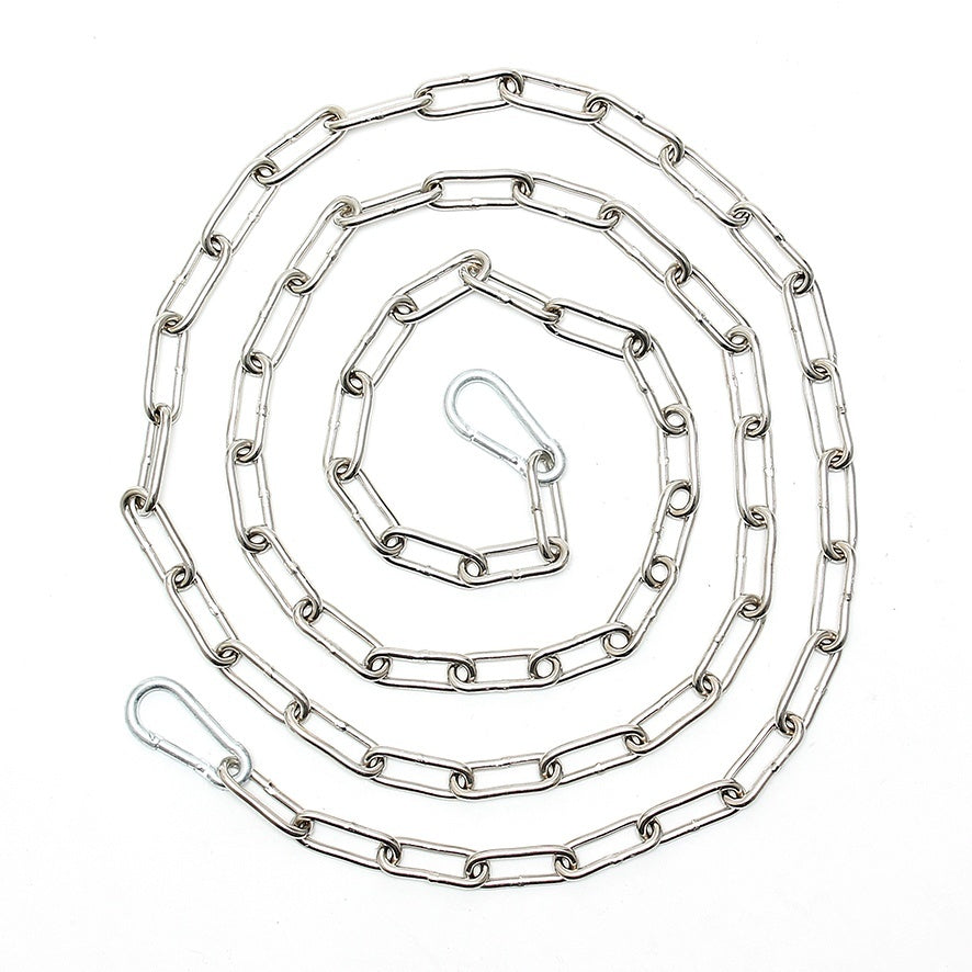 200cm Bondage Chain with Steel Hooks – Heavy-Duty Fetish Restraint