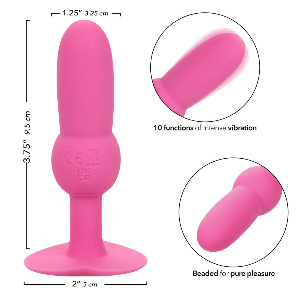 First Time Vibrating Beaded Anal Probe – Waterproof Silicone Stimulator