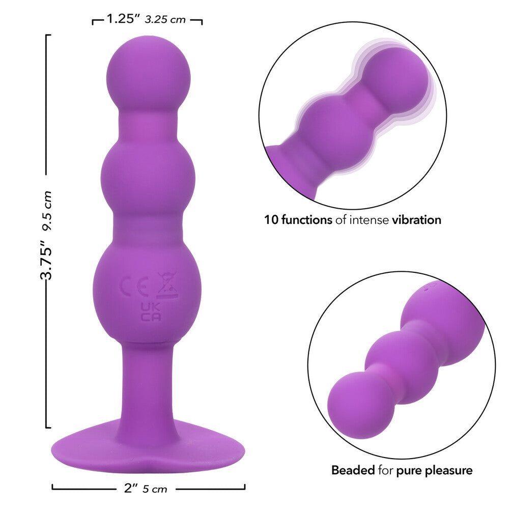 First Time Vibrating Beaded Probe – Waterproof Silicone Anal Stimulator