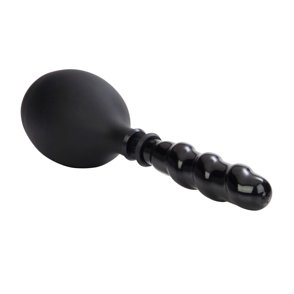 Big Man Cleanser Black – Intimate Hygiene Douche with Spiral Probe and Refillable Bulb