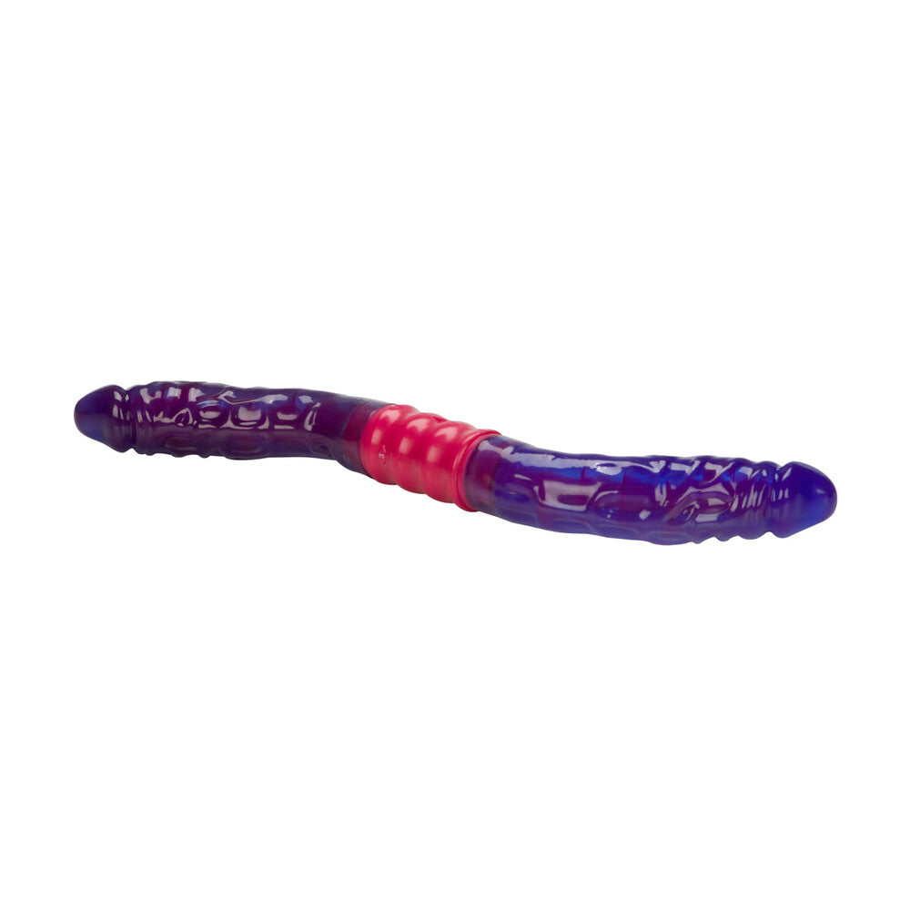 Dual Vibrating Flexible Double-Ended Dong – Purple