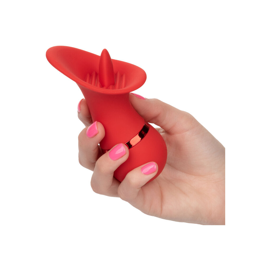 French Kiss Seducer Tongue Vibrator – Compact USB Rechargeable Clitoral Stimulator