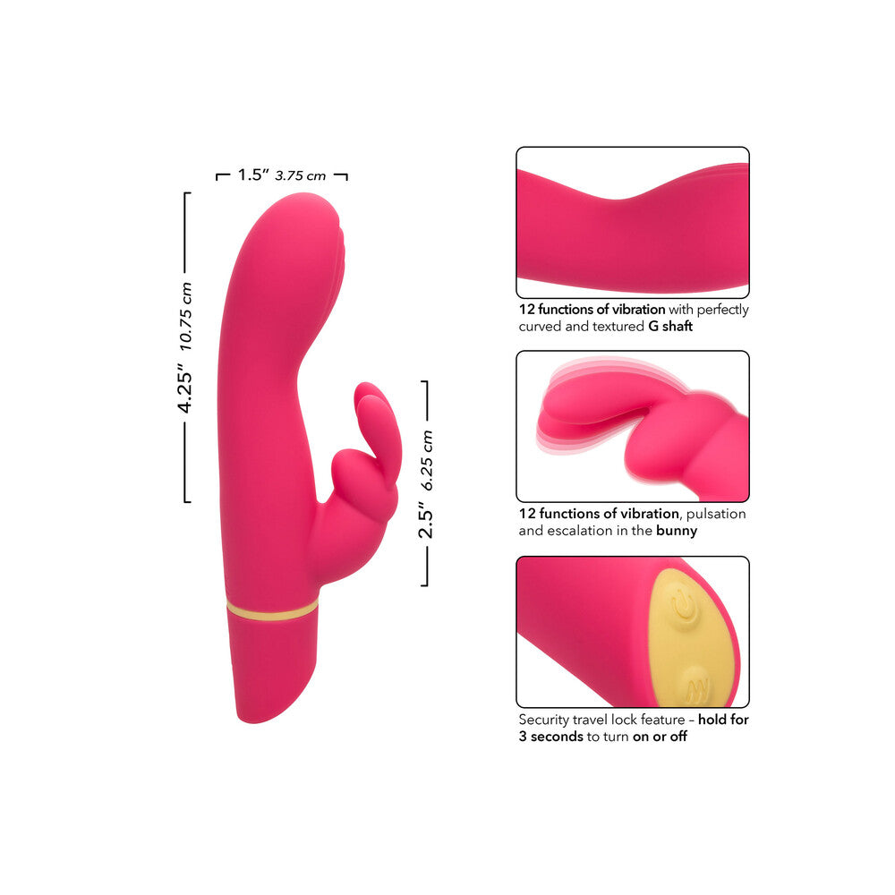 Love Bunny Vibrating G Bunny with Dual Motors – Pink