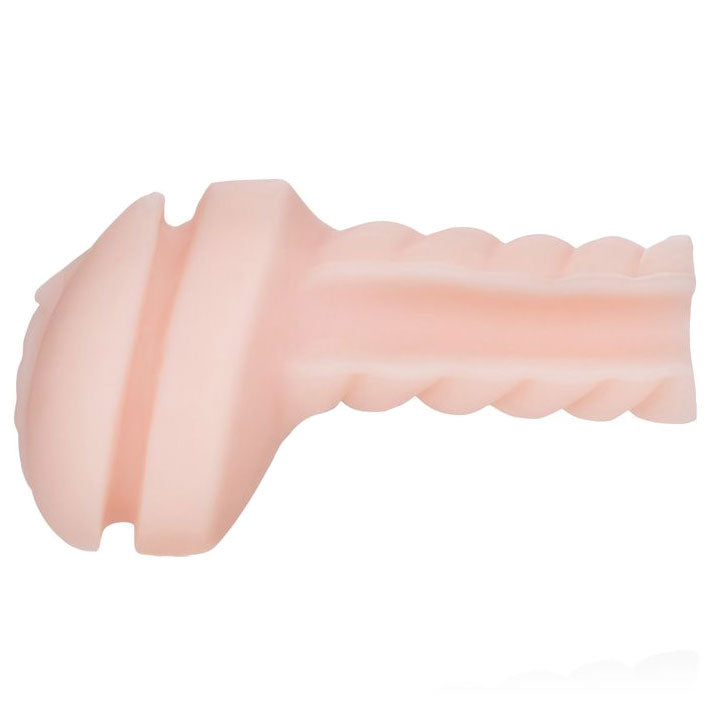Apollo Alpha Stroker 2 USB Rechargeable Vibrating Masturbator – Blue