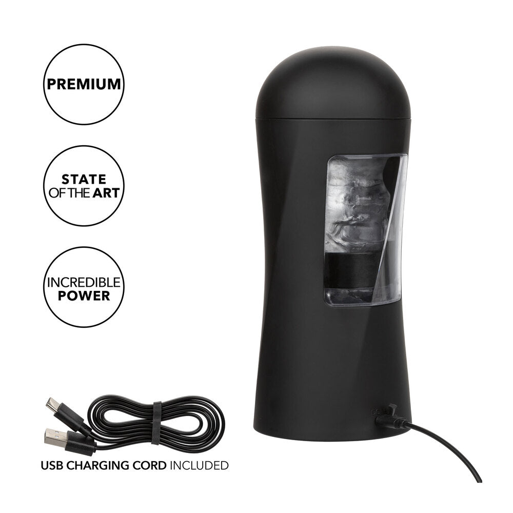 Bionic Power Stroker Masturbator – USB Rechargeable Wireless Thrusting Male Masturbator