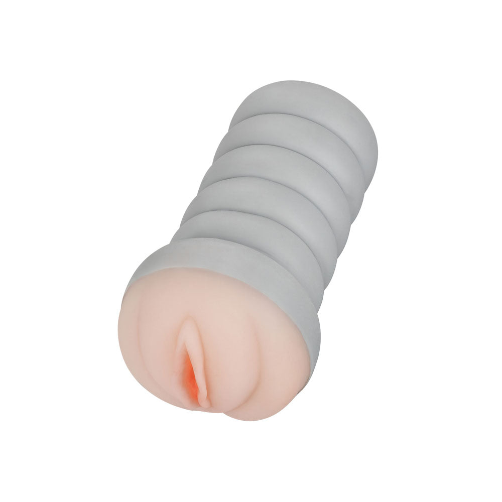 Gripper Ribbed Tight Pussy Flesh-Coloured Male Masturbator Sleeve