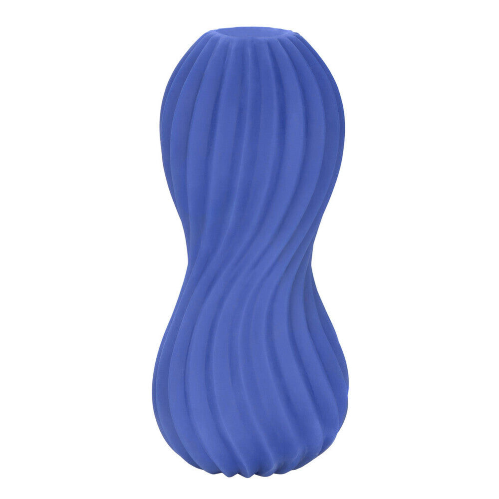 Apollo Premium Dual Textured Stretchy Male Masturbator – Blue