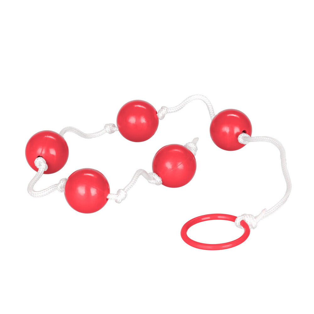 Medium Pleasure Anal Beads – Assorted Colours with Easy Retrieve Ring
