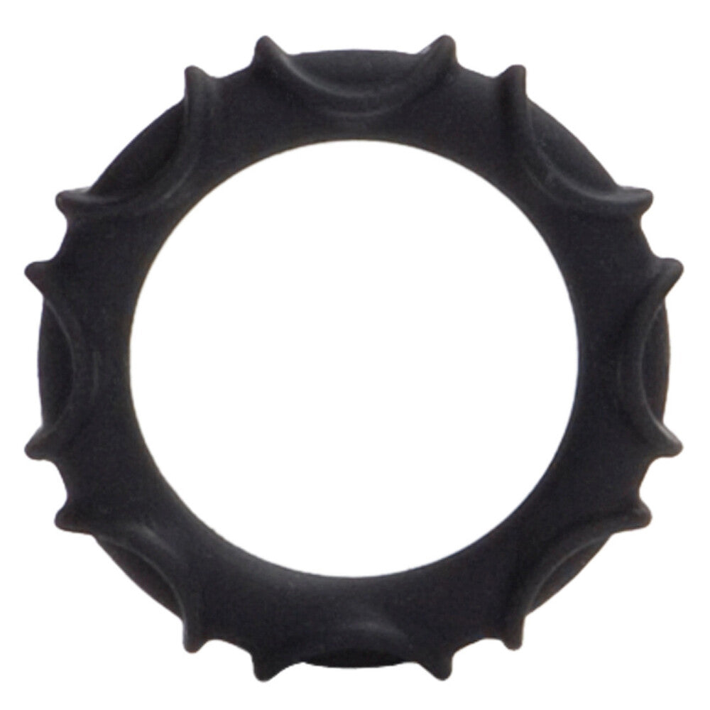 Atlas Black Silicone Stretchy Cock Ring – Comfortable Erection Enhancer