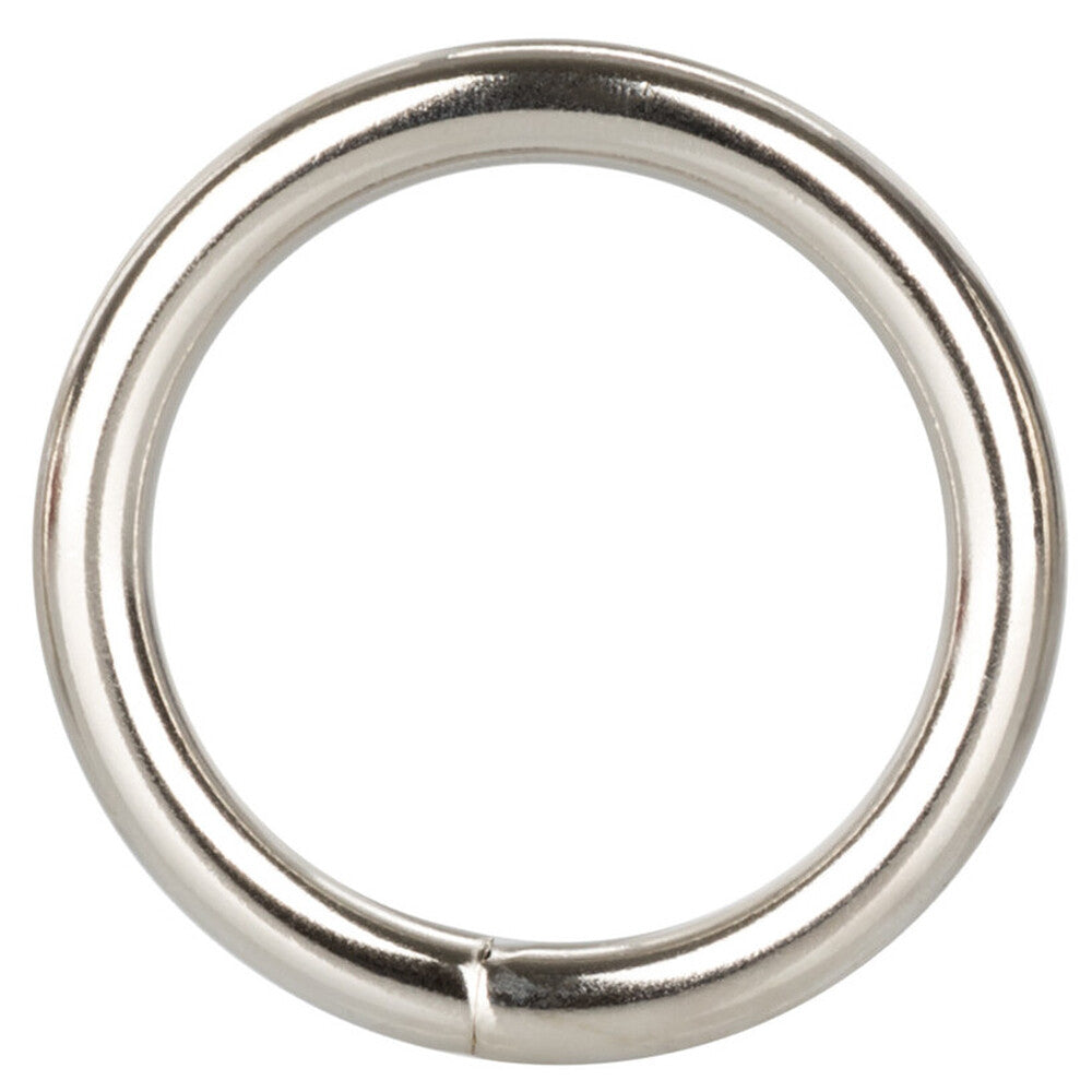 Medium Silver Cock Ring – Durable Metal Erection Enhancer
