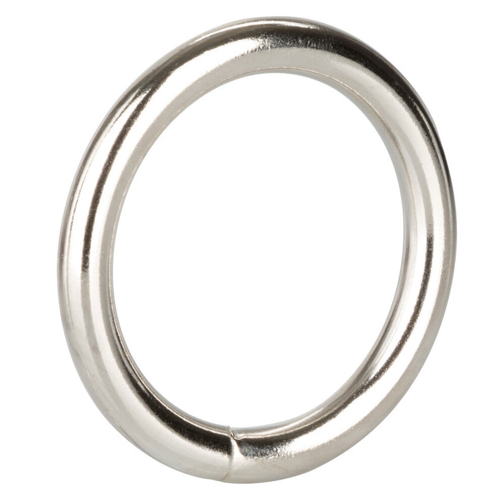Medium Silver Cock Ring – Durable Metal Erection Enhancer