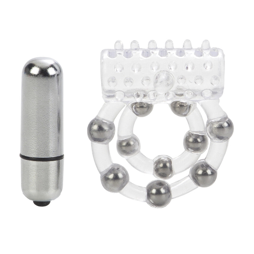 Maximus 10-Bead Adjustable Cock Ring – Stretchy Stamina Enhancer