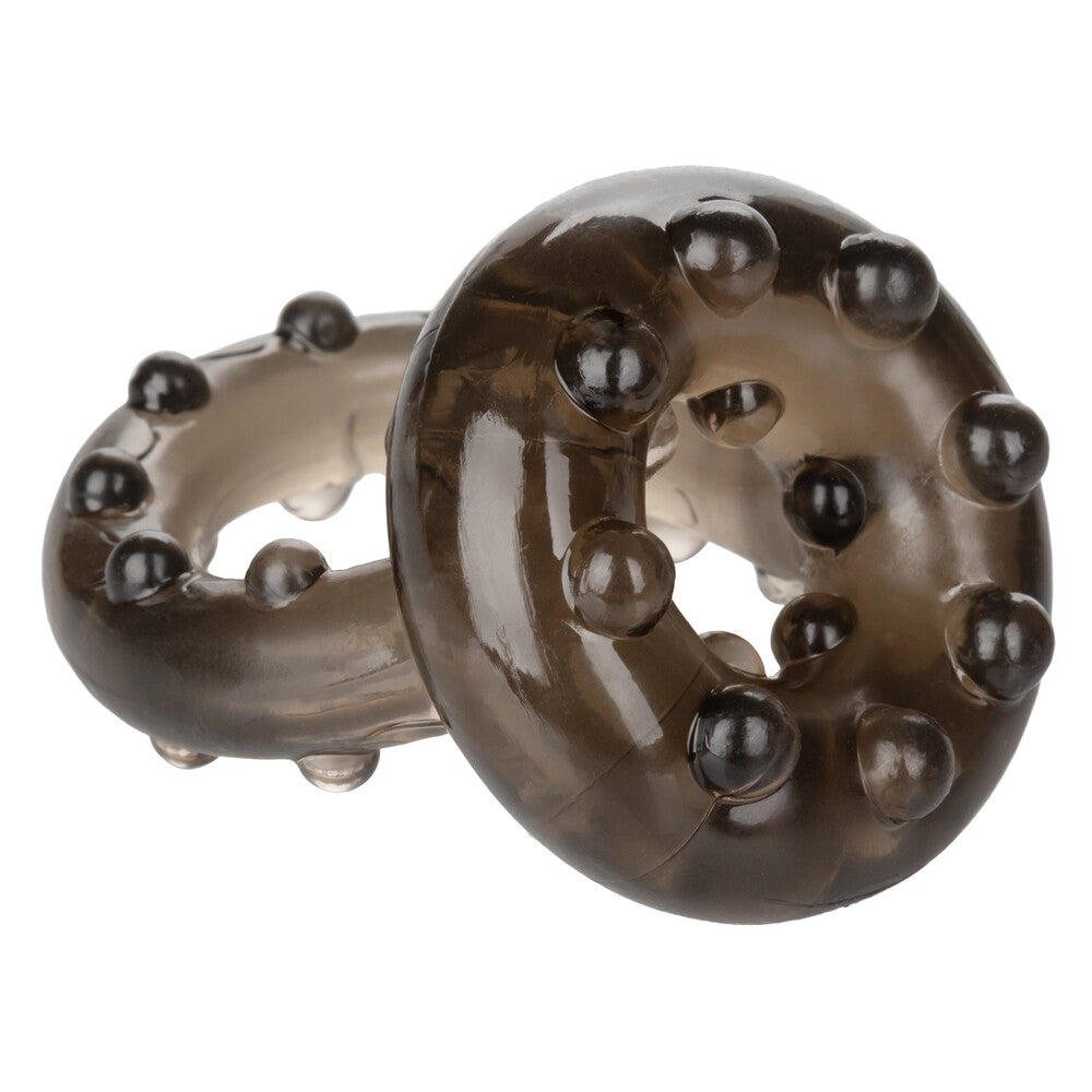 All Star Black Textured Enhancer Ring – Stretchy Stamina Booster