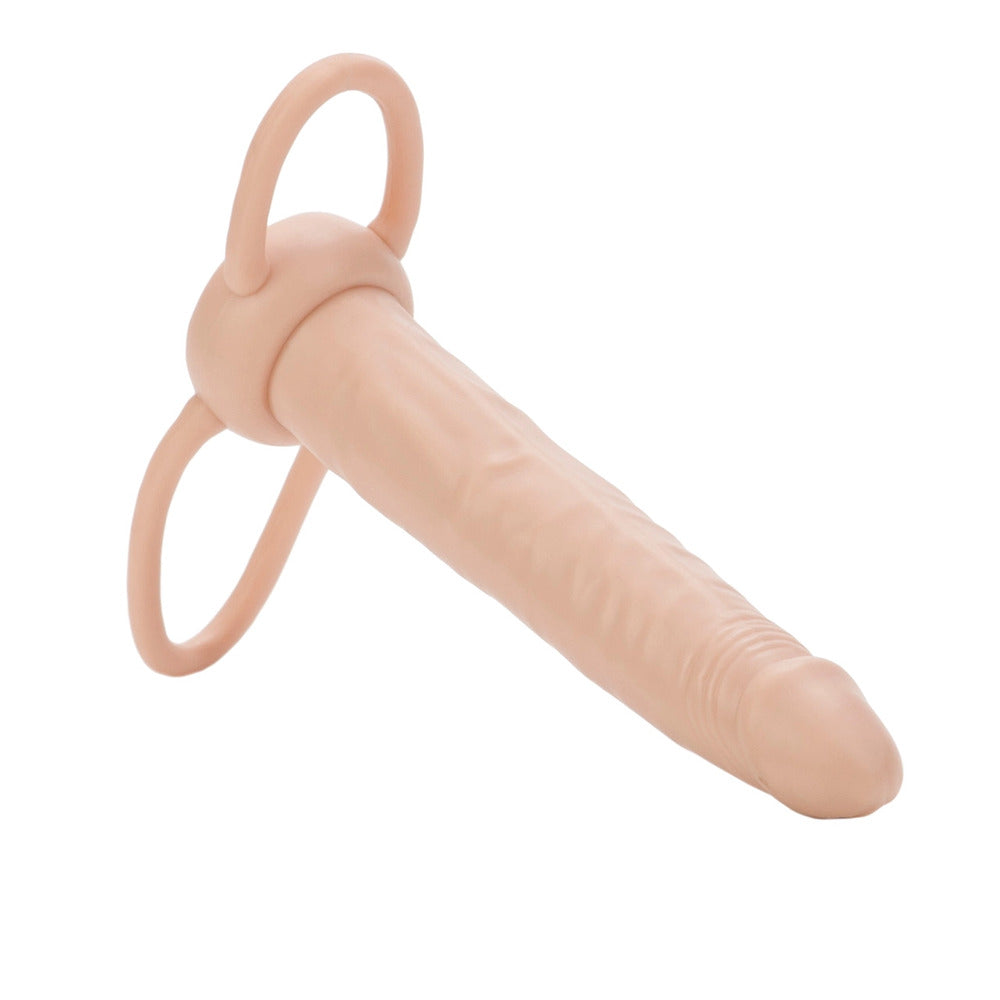 Accommodator Dual Penetrator Dildo – Ivory Face Strap-On for Double Penetration