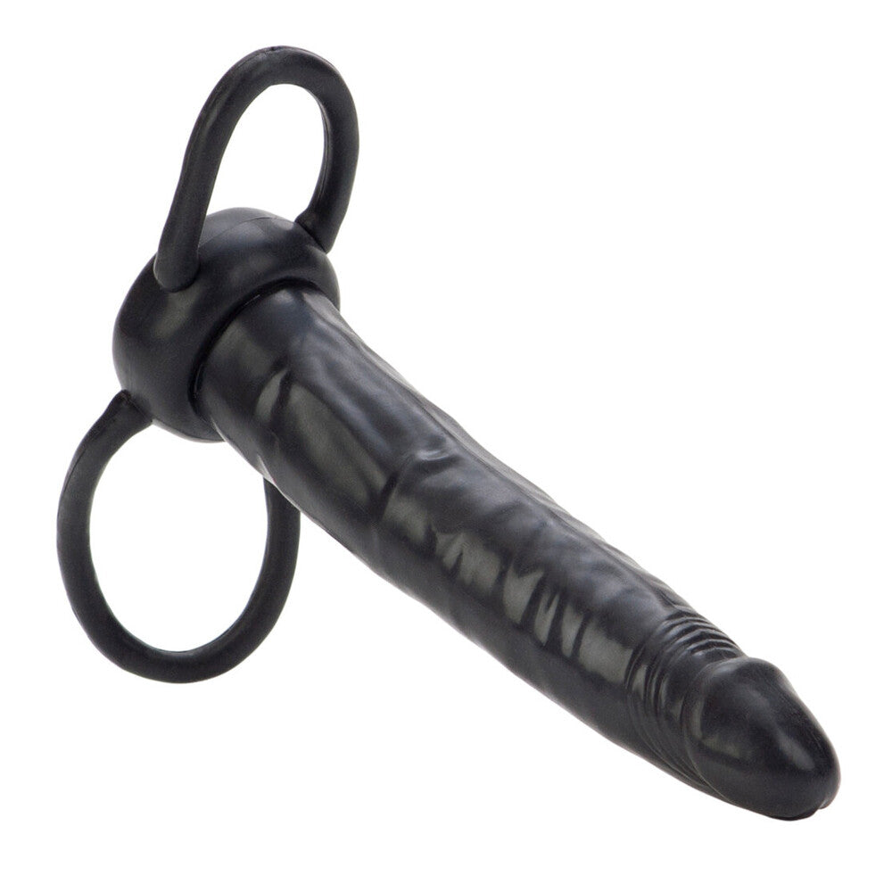 Accommodator Dual Penetrator Dildo – Black Face Strap-On for Double Penetration