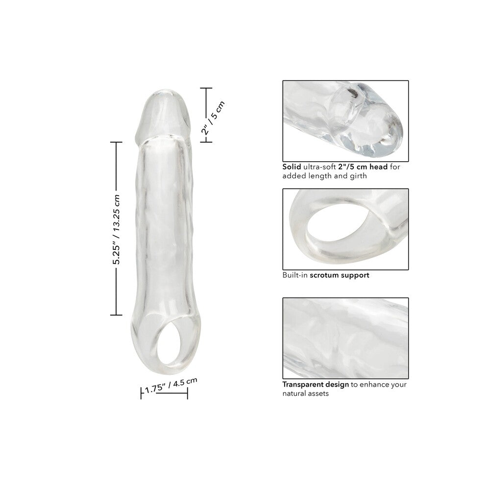 CalExotics Performance Maxx 7.5” Clear Penis Extension – Realistic & Comfortable