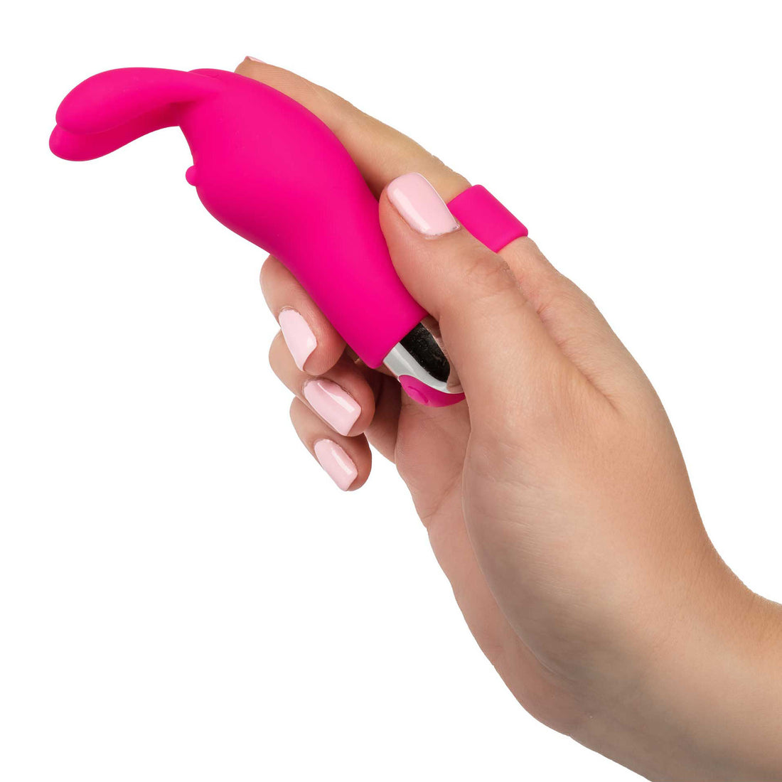 Intimate Play Pink Rechargeable Bunny Finger Vibrator – 10 Vibration Modes