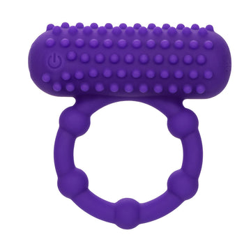 5-Bead Maximus Vibrating Cock Ring – Rechargeable Dual Stimulating Ring